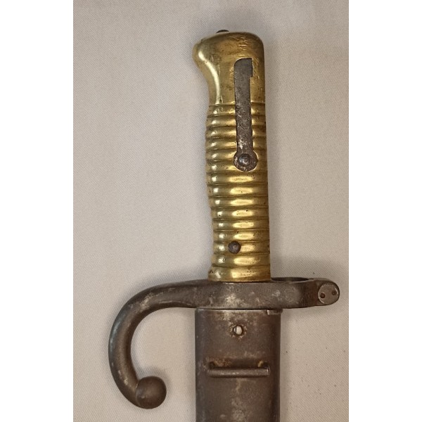 Sabre baïonnette Chassepot model 1868 monomatricule
