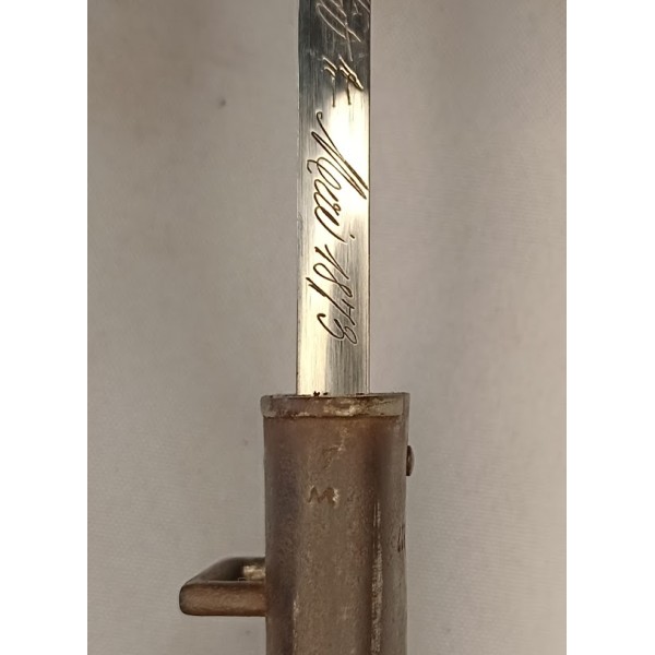 Sabre baïonnette Chassepot model 1868 monomatricule