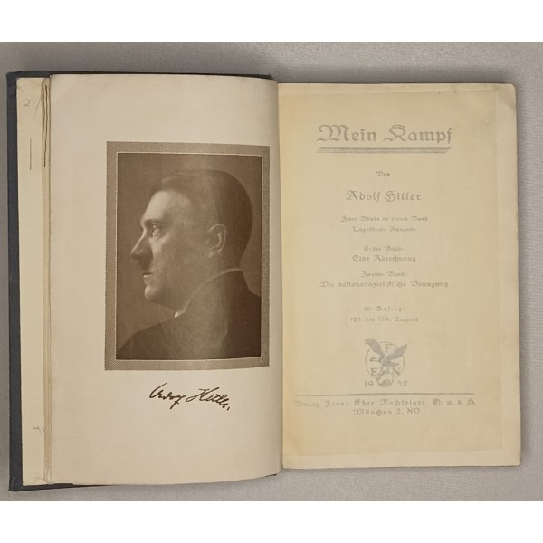 Lire original Mon Combat par A.H. 1932 WW2