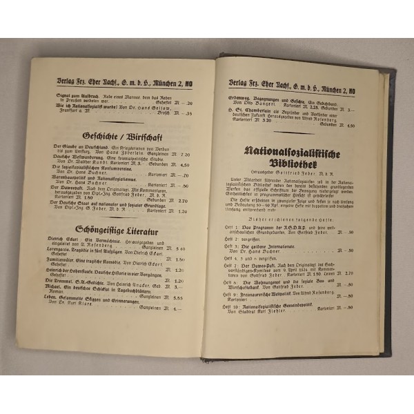 Lire original Mon Combat par A.H. 1932 WW2