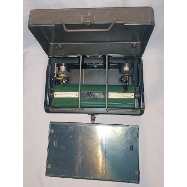 Réchaud double feu COLEMAN model 523 US Médical Département WW2