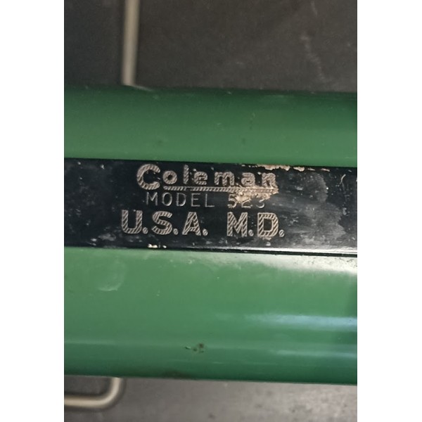 Réchaud double feu COLEMAN model 523 US Médical Département WW2
