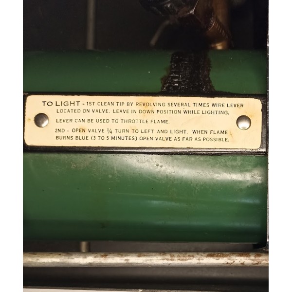 Réchaud double feu COLEMAN model 523 US Médical Département WW2