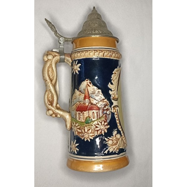 Grande choppe à bière METZ entre deux guerre 20/30