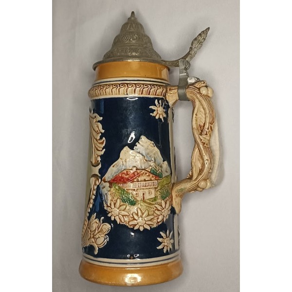 Grande choppe à bière METZ entre deux guerre 20/30