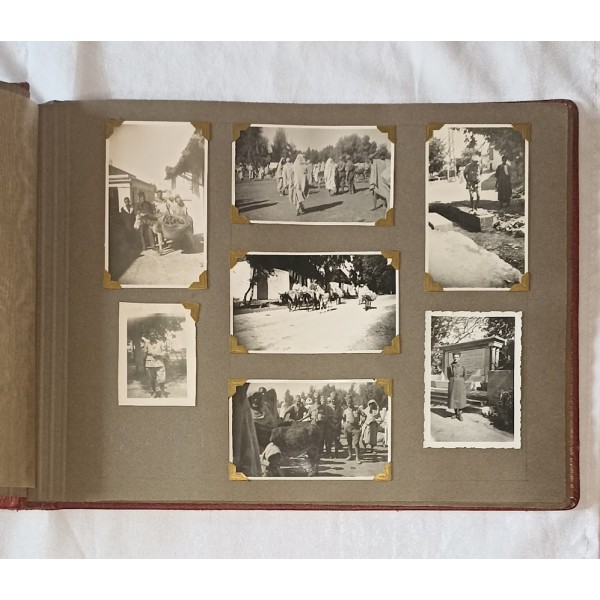 Album photos soldat 63ème RAA 1941/1943 campagne Maroc Libération Italie