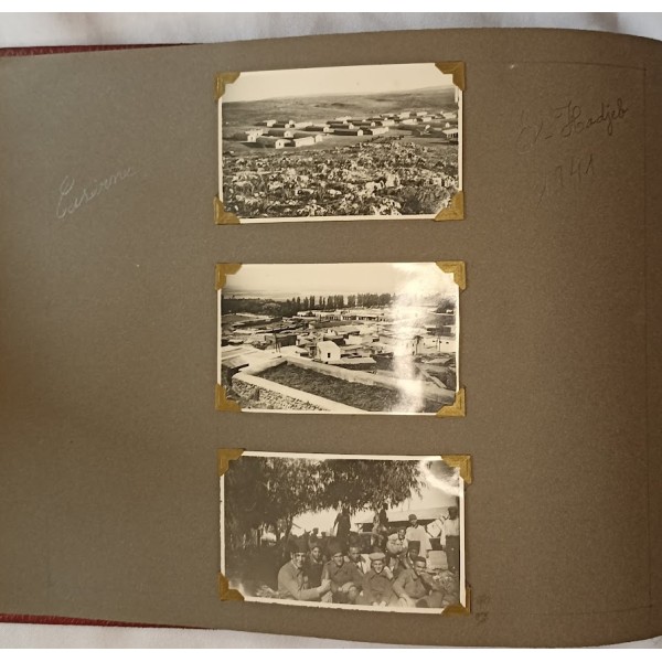 Album photos soldat 63ème RAA 1941/1943 campagne Maroc Libération Italie