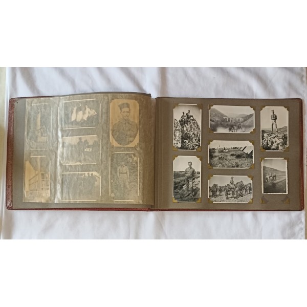 Album photos soldat 63ème RAA 1941/1943 campagne Maroc Libération Italie