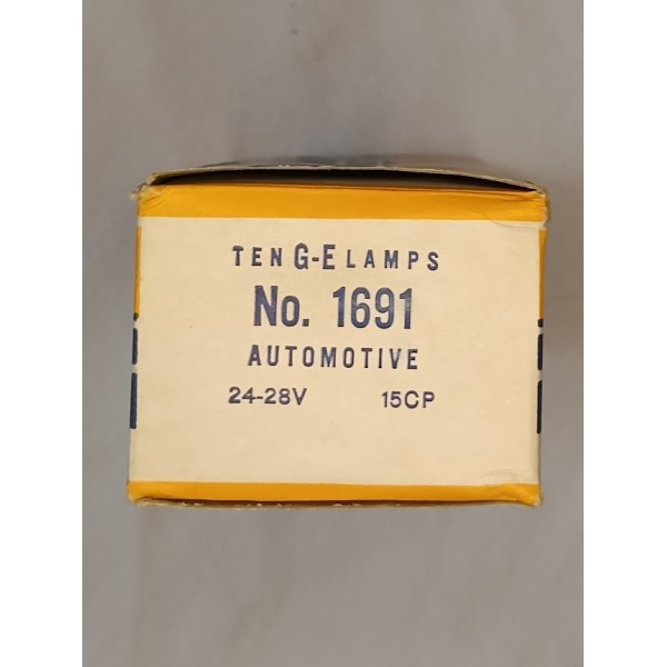 Boite ampoules 24V USA Général Electric Company WW2