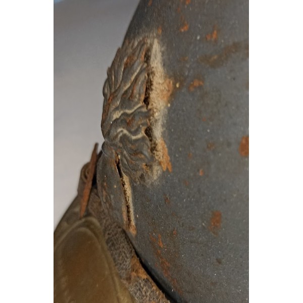 Casque Adrian 15 Infanterie Bleu Horizon Défilé de la victoire WW1