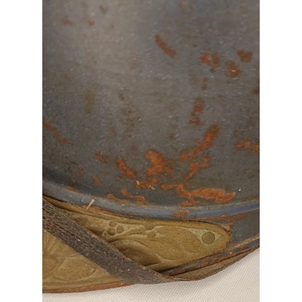 Casque Adrian 15 Infanterie Bleu Horizon Défilé de la victoire WW1