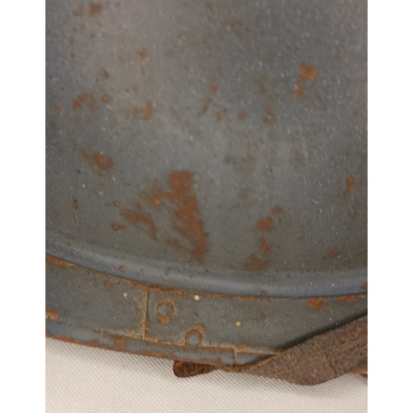 Casque Adrian 15 Infanterie Bleu Horizon Défilé de la victoire WW1
