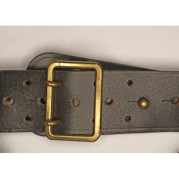 Ceinturon cuir noir Armée...