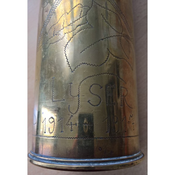 Douille gravée WW1 Anglaise