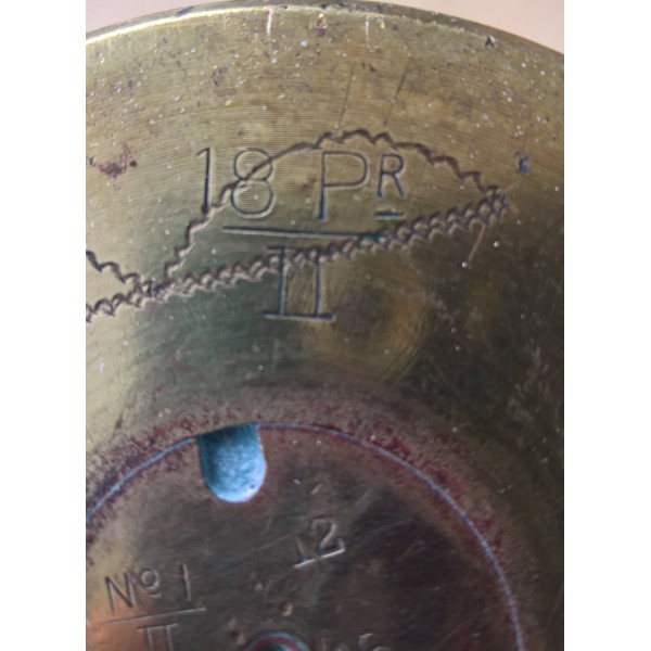 Douille gravée WW1 Anglaise