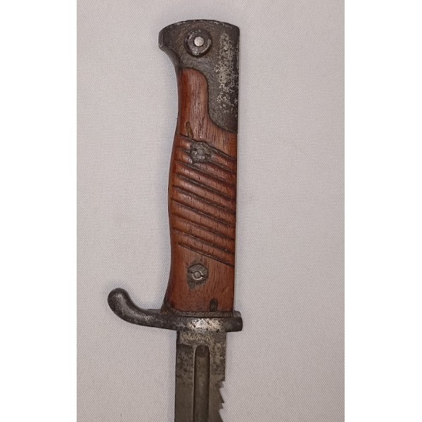 Rare baïonnette MAUSER S98 dents de scie régimentée 14/18 WW1