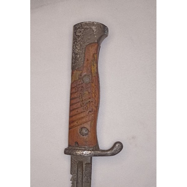 Rare baïonnette MAUSER S98 dents de scie régimentée 14/18 WW1