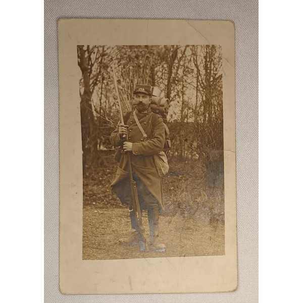 Carte photo soldat 138ème...