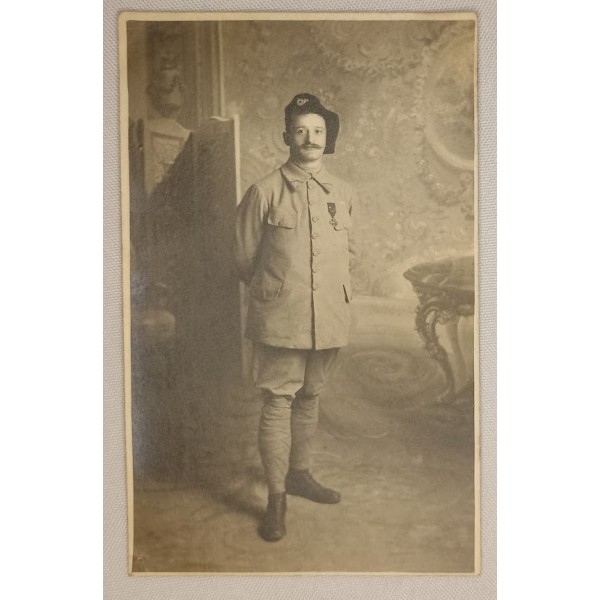 Carte photo soldat 30ème...