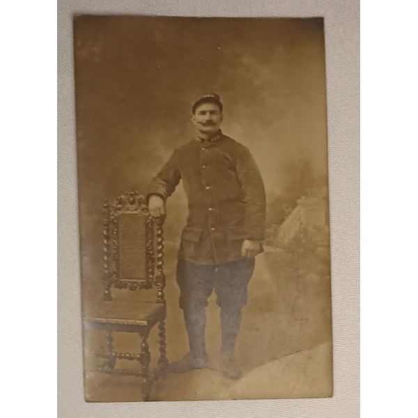Carte photo soldat 140ème...