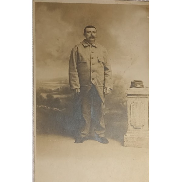 Carte photo soldat 120ème...