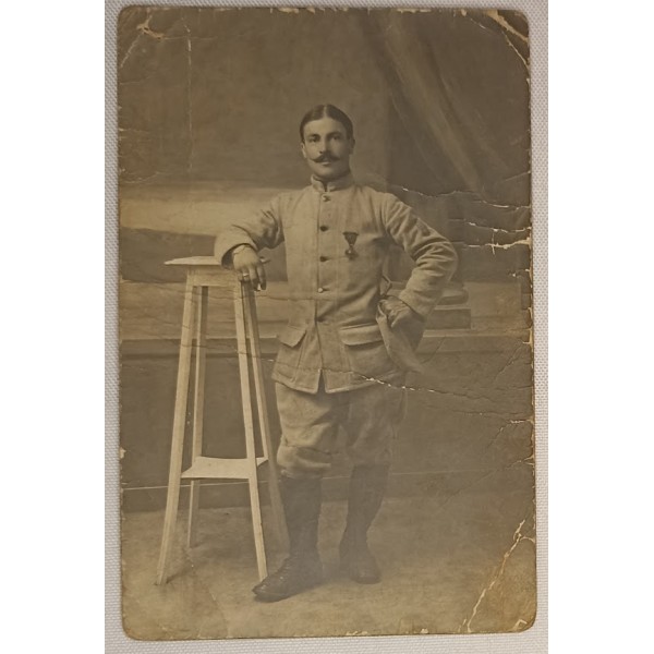 Carte photo soldat 243ème...