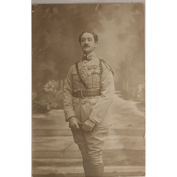 Carte photo Officier...