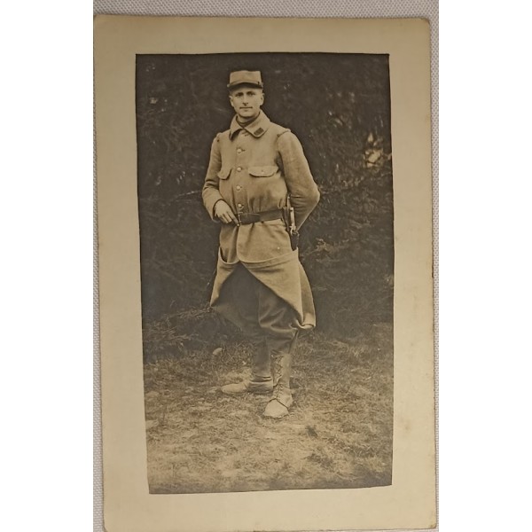 Carte photo soldat 108ème...