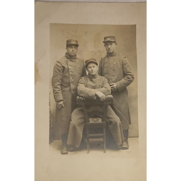 Carte photo soldats du...