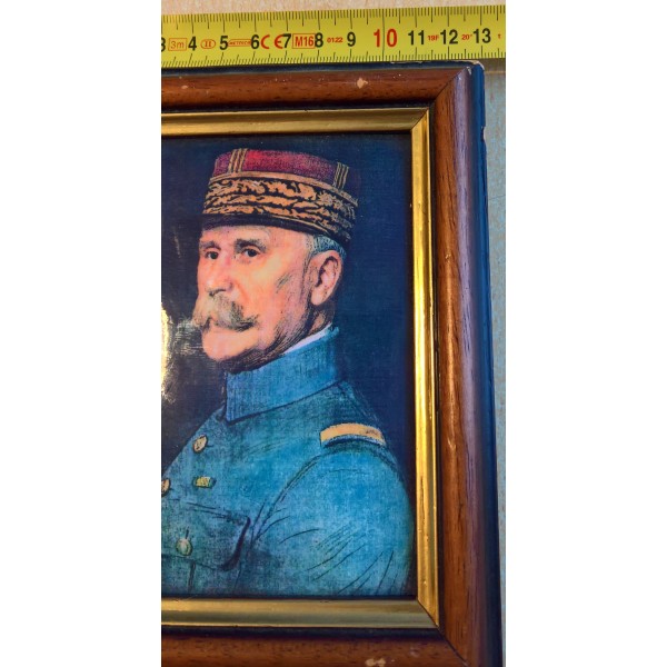Cadre Faïence de Gien Maréchal Pétain
