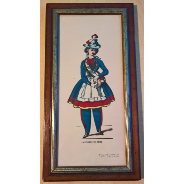 Cadre "La cantinière du Génie"