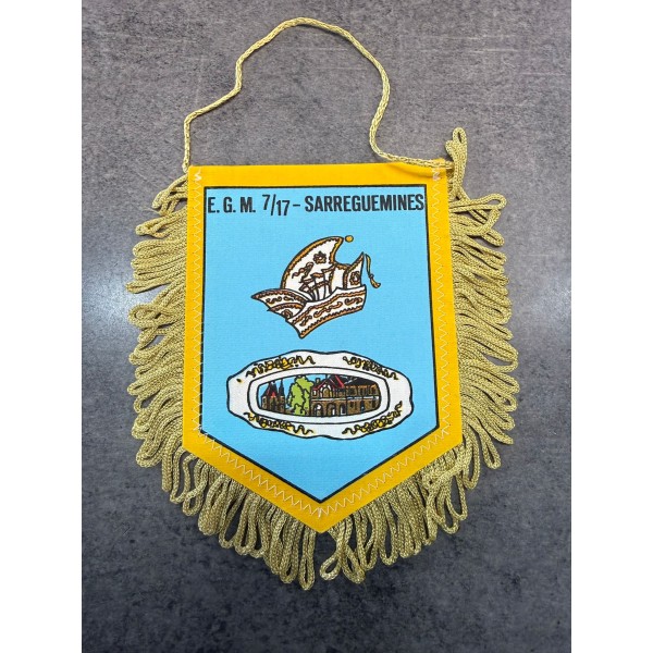 Fanion Double Face - EGM 7/17 de Sarreguemines