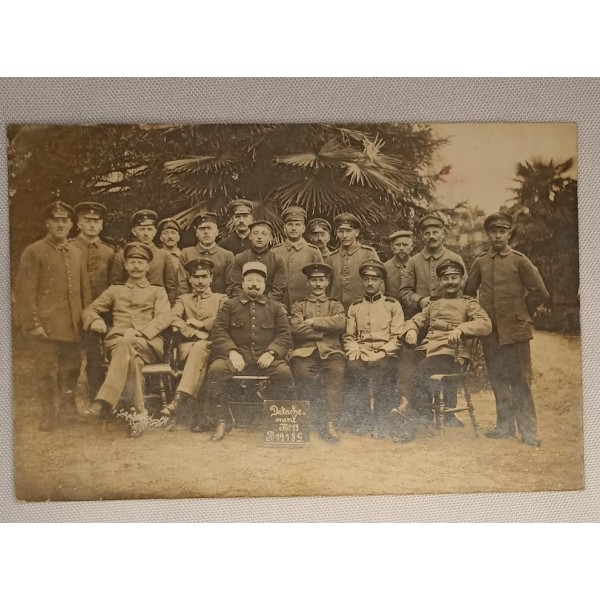 Carte photo Officier...