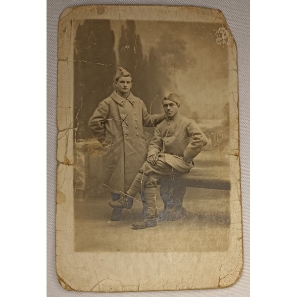 Carte photo soldats du...