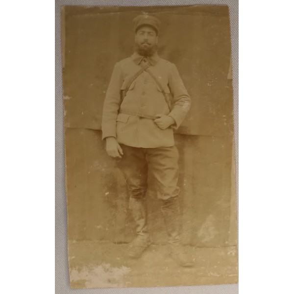 Carte photo soldat de l'axe...