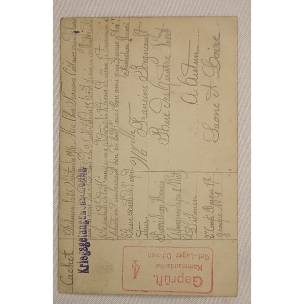 Carte photo Officier 44ème...