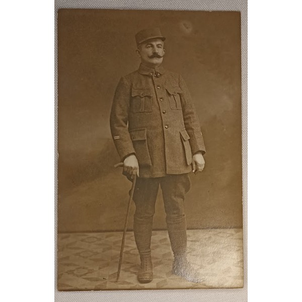 Carte photo Officier du...