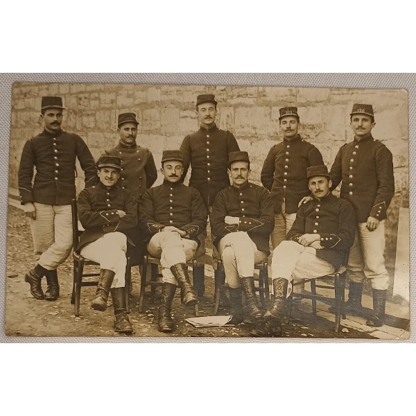 Carte photo soldat sous...