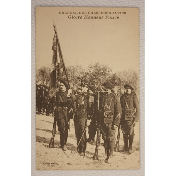 Carte postal drapeau...