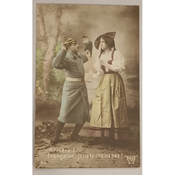 Carte postal soldat...