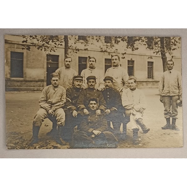 Carte photo soldats 108ème...