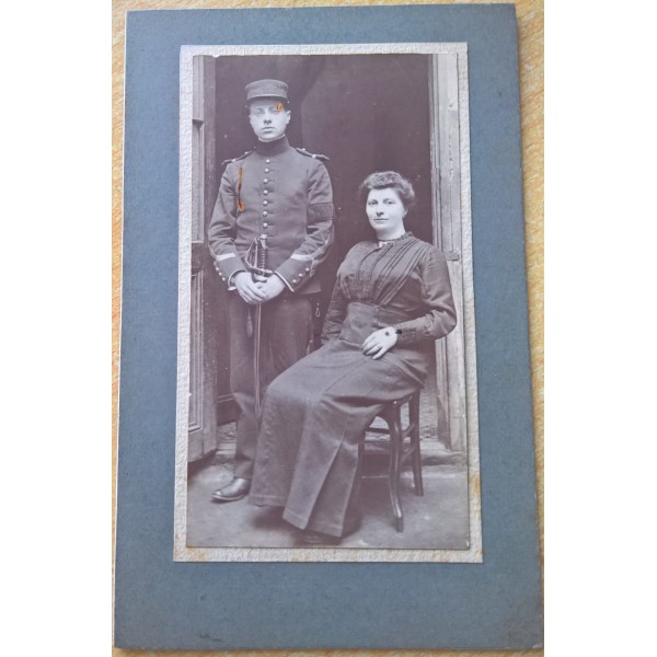 Photographies soldat Français 30ème Régiment d'artillerie 1900