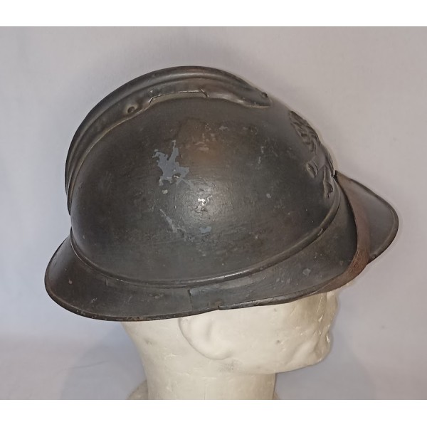 Casque Adrian model 1915 Artillerie bleu horizon WW1