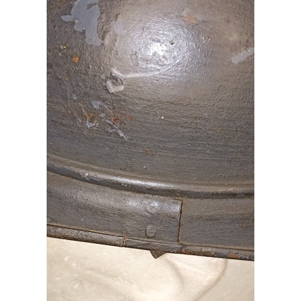 Casque Adrian model 1915 Artillerie bleu horizon WW1