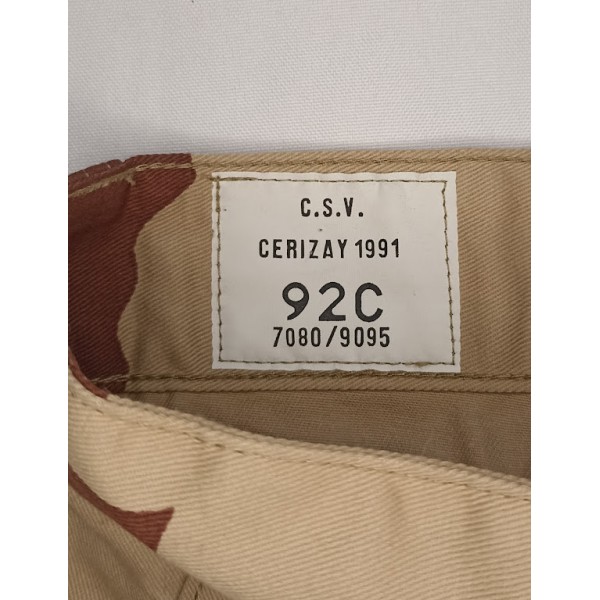 Tenue camouflage désert 2ème RIMa guerre du Golf 1991