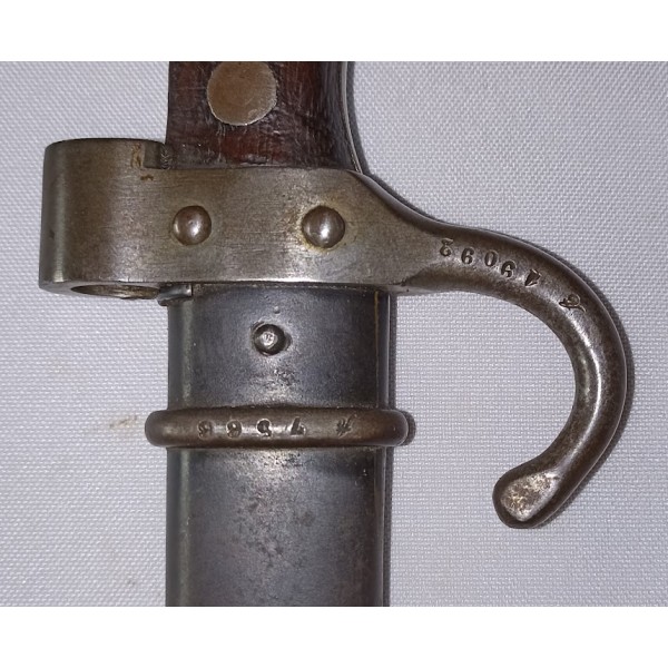 Baïonnette Mousqueton Berthier modèle 1892 2ème type