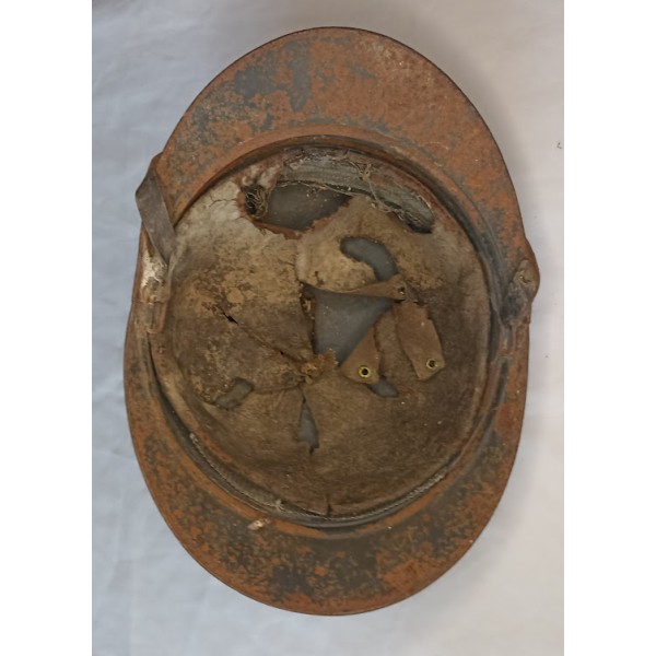 Casque Adrian 15 Poilu 14/18 jus grenier