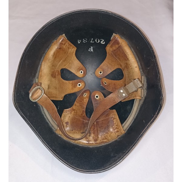 Casque Pompier Suisse modèle 1918