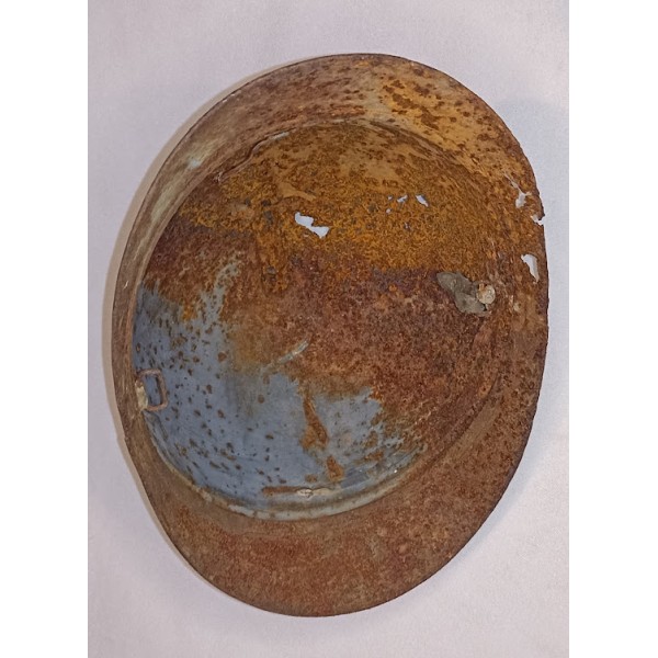 Casque Adrian 1915 Infanterie Colonial nominatif jus grenier