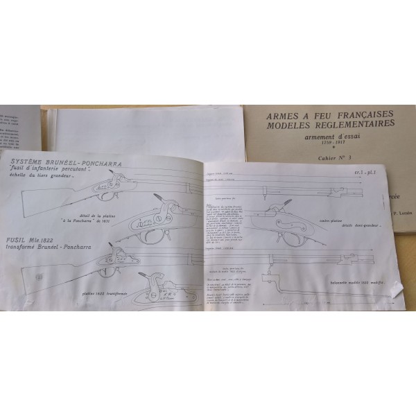 Livre "Armes à feu Françaises modèles réglementaires " Armement d'essai 1759-1917